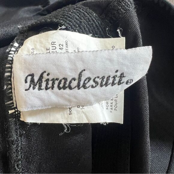 Miraclesuit One-Piece Swimsuit Black Size 12 (Style #59116) - Picture 5 of 6